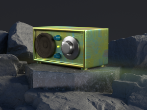 classic radio Modello 3D