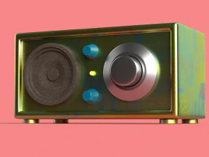 classic radio 3D Model