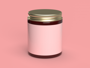 cream jar 3D Model