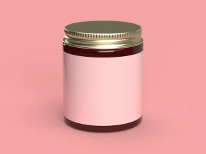 słoik z kremem Model 3D