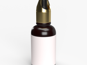 Custom dropper Bottle 3D 3D Model