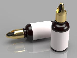Custom dropper Bottle 3D 3D Model