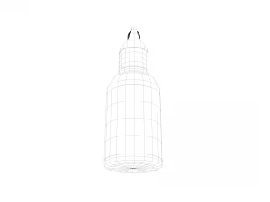 Custom dropper Bottle 3D 3D Model