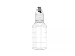 Custom dropper Bottle 3D 3D Model