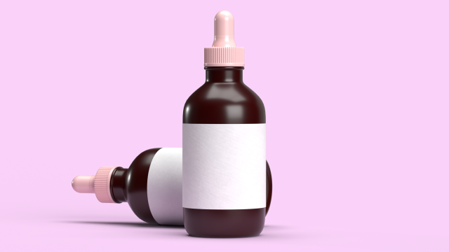 Dropper Bottle model 3D Model .c4d .max .obj .3ds .fbx .stl .blend 