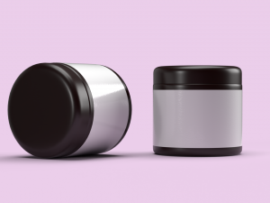 Custom cream jar 3D 模型