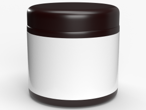 Custom cream jar 3D 模型