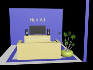 tv rooms Modèle 3D