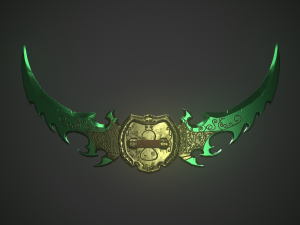 the blade of azzinoth 3D Model