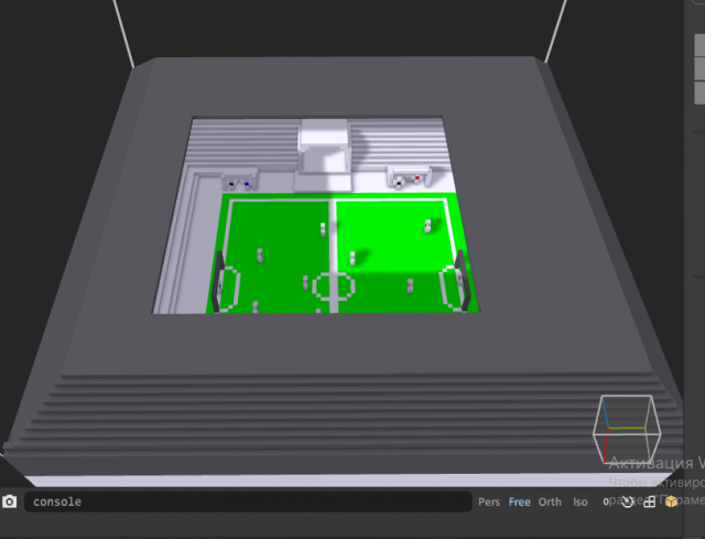 stadion 3D Model .c4d .max .obj .3ds .fbx .stl .blend 