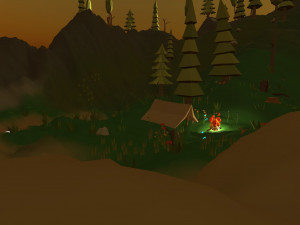 low poly wild scene CG टेक्स्चर्स