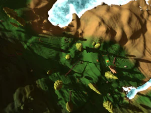 low poly wild scene CG Textures