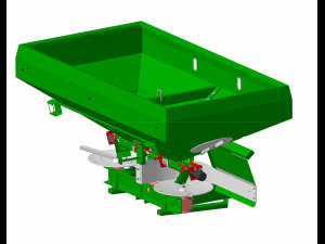 mxl-2100 mineral fertilizer spreader 3D Model
