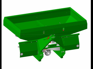 mxl-2100 mineral fertilizer spreader 3D Model