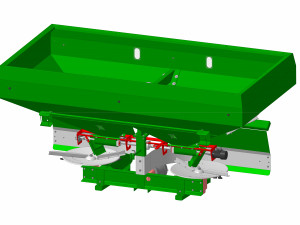 mxl-2100 mineral fertilizer spreader 3D Model