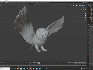owl part2 3D 모델