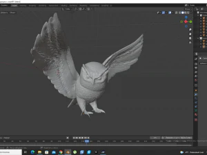 owl part2 3D Model