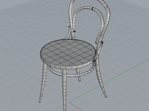 стілець епохи 3D Модель