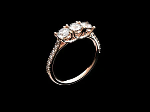 trilogy ring 3D Print Model