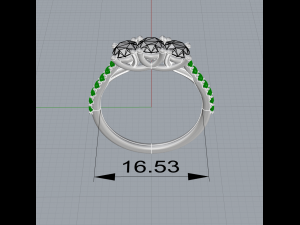 trilogy ring Modelo de impresión 3D