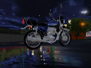 Motorcycle 125 3D Model