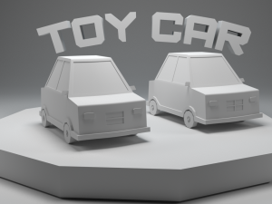Low Poly Toy Car Model 3D-Modell