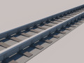 3d rail track model 3D Models