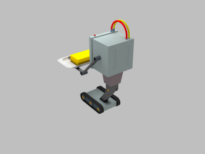 robot for butter from rick an morty 3D Model
