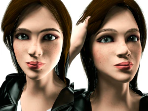 girlinjaket 3D Model
