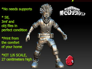 izuku midoriya - mi academia heroica Modelo de impresión 3D