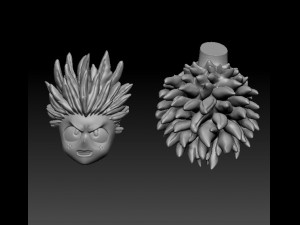 izuku midoriya -- my hero academia Model Cetak 3D