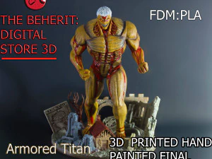 armored titan -- attack on titan 3D Print Model