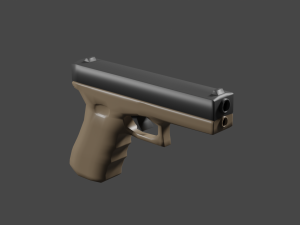 Glock Pistol 3D मॉडल