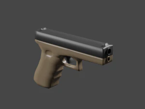 Pistola Glock Modello 3D