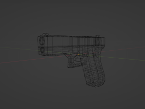 Glock Pistol 3D मॉडल