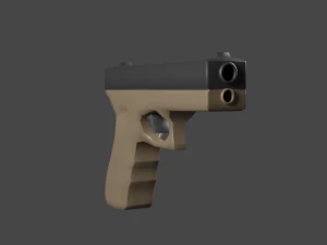 Pistola Glock Modello 3D