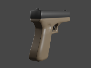 Glock Pistol 3D मॉडल