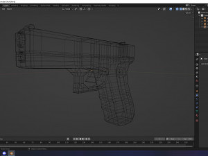 Glock Pistol 3D मॉडल