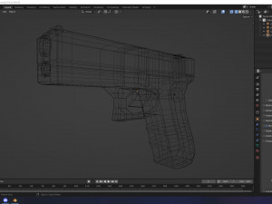 Glock Pistol 3D मॉडल