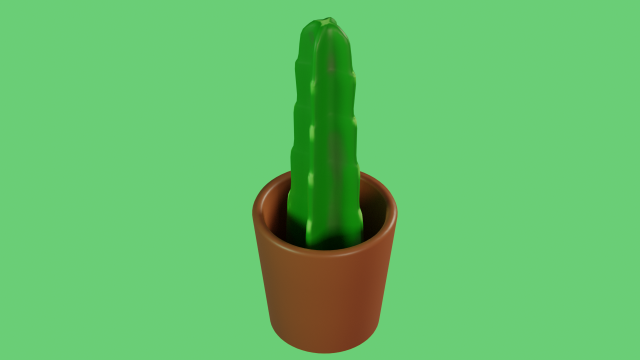 Cactus plant Model 3D .c4d .max .obj .3ds .fbx .stl .blend 