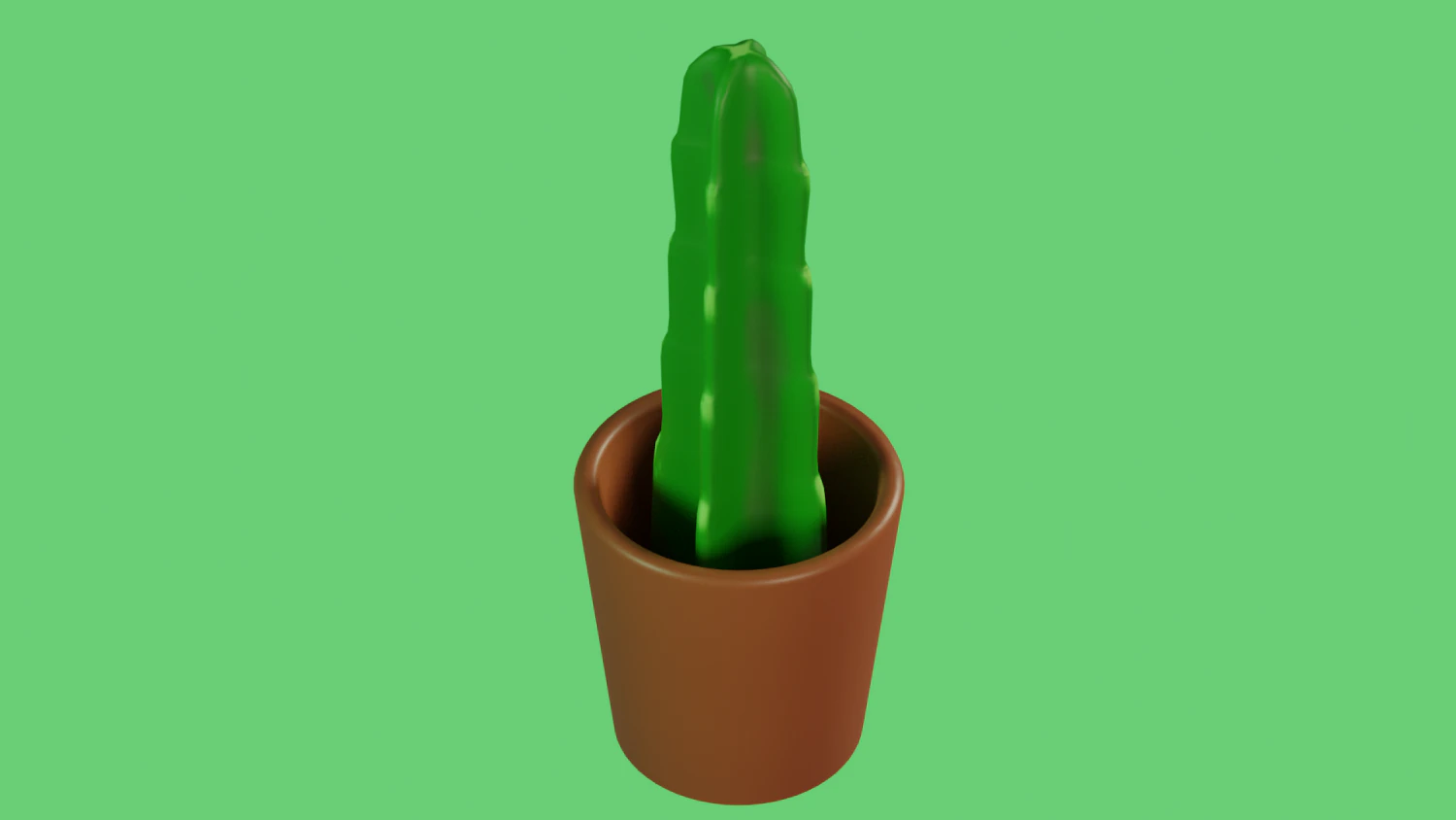 Cactus plant 3D Model .c4d .max .obj .3ds .fbx .stl .blend 