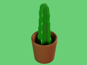 Cactus plant 3D Model