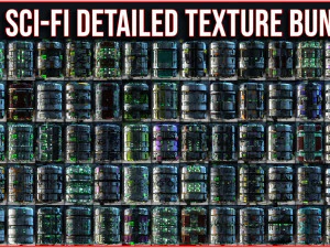 84 Texture del pacchetto di materiali con texture superficiale dura dettagliata di Sci Fi CG Textures