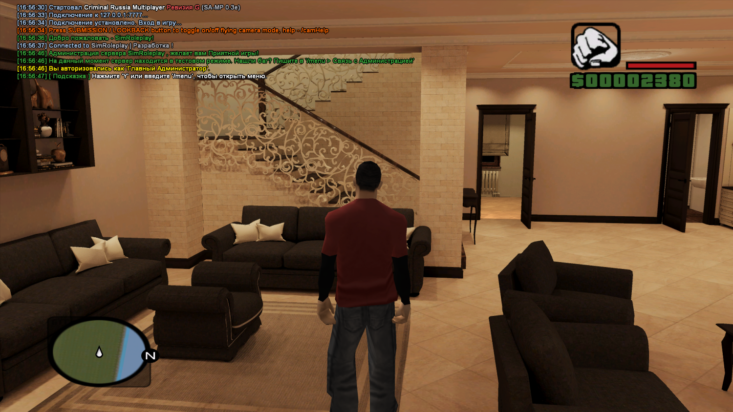 The Interior Of A Private 2-Storey House For GTA Games 3D Model In.