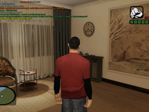 The interior of a private 2-storey house for GTA games 3D 模型