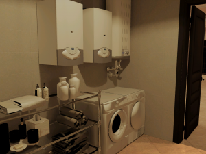 The interior of a private 2-storey house for GTA games 3D 模型