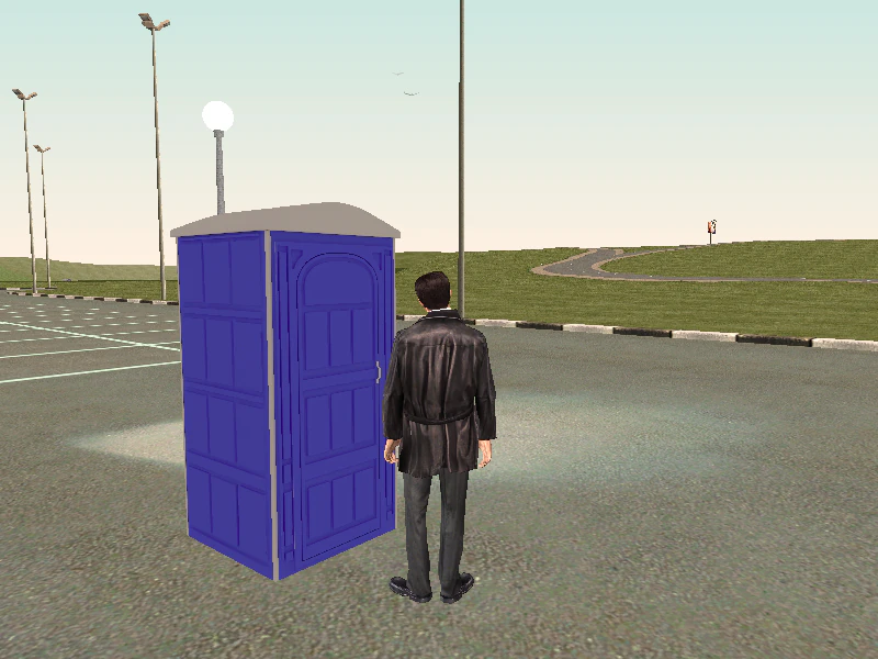 Biotoilet 3D Model .c4d .max .obj .3ds .fbx .stl .blend 