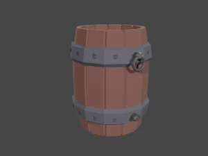 barrellowpoly 3D Model