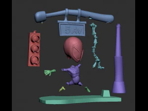 Spiderman chivi 3D Print Model