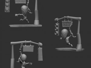 Spiderman chivi Model Cetak 3D